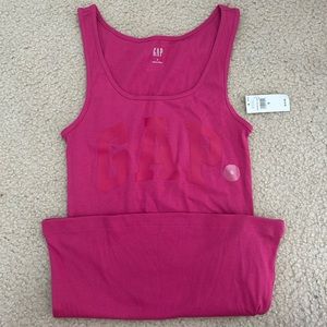 PINK GAP TANK TOP
